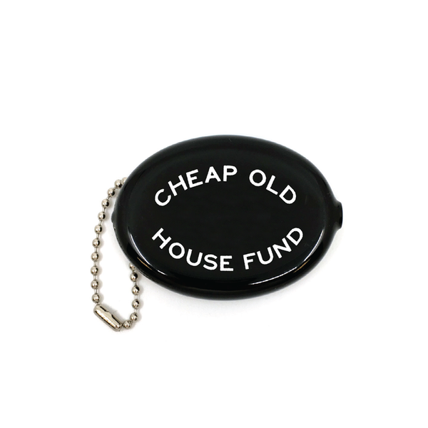 "Cheap Old House Fund" Old-School Coin Pouch