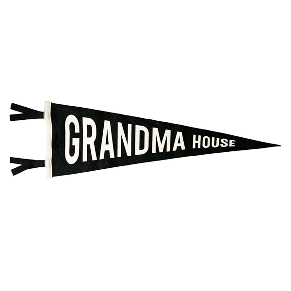 "Grandma House" Wool Felt Pennant